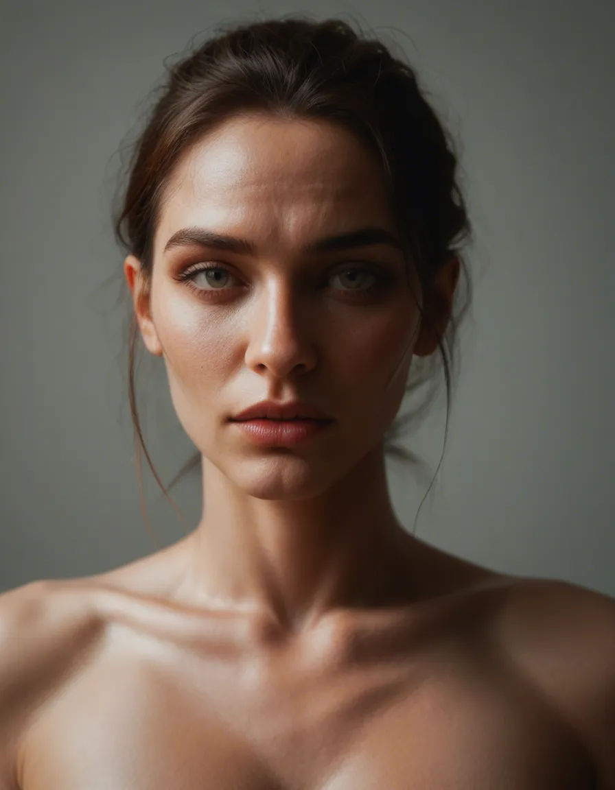 금발,소추,바니, score_9, score_8, candid photo, realistic skin texture, visible skin pores, film grain, depth of field