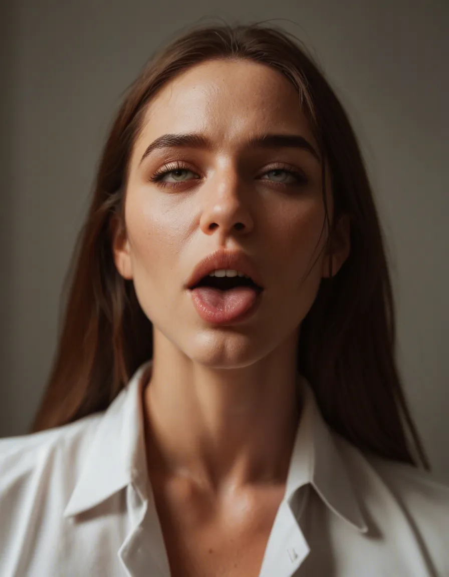 professional photo, high detail, bunny woman, muscular male, puffy sleeves, ahegao, close-up, golden hour, dslr quality, score_9, score_8, candid photo, realistic skin texture, visible skin pores, film grain, depth of field
