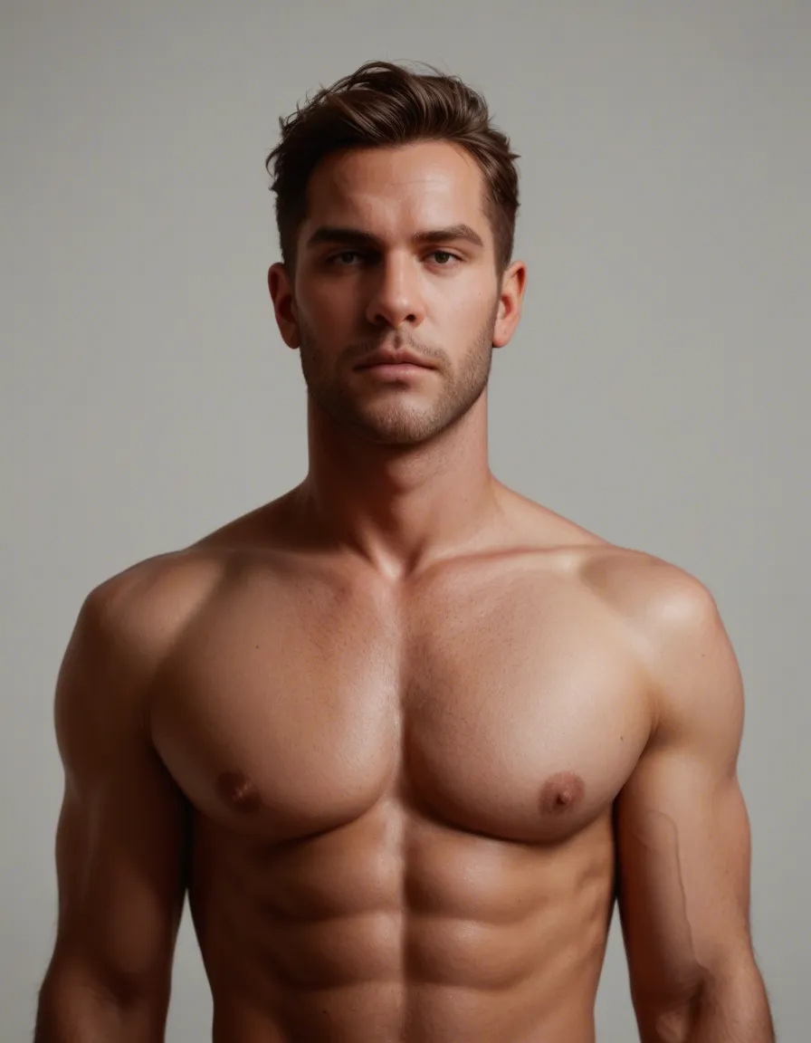 Uncut gay daddies, score_9, score_8, candid photo, realistic skin texture, visible skin pores, film grain, depth of field