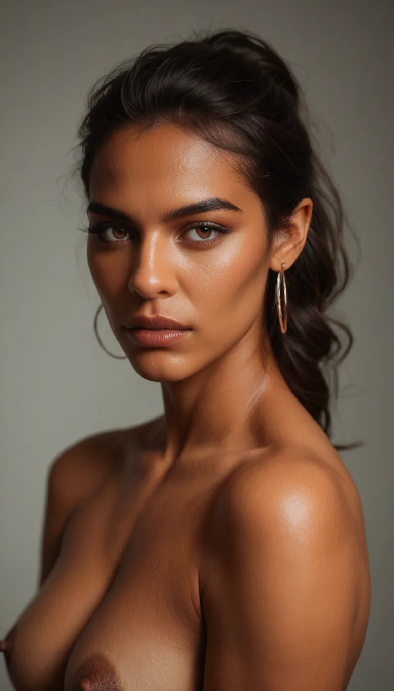jovencita Latina, carita tierna, tanga blanca, sandalias blancas, score_9, score_8, candid photo, realistic skin texture, visible skin pores, film grain, depth of field