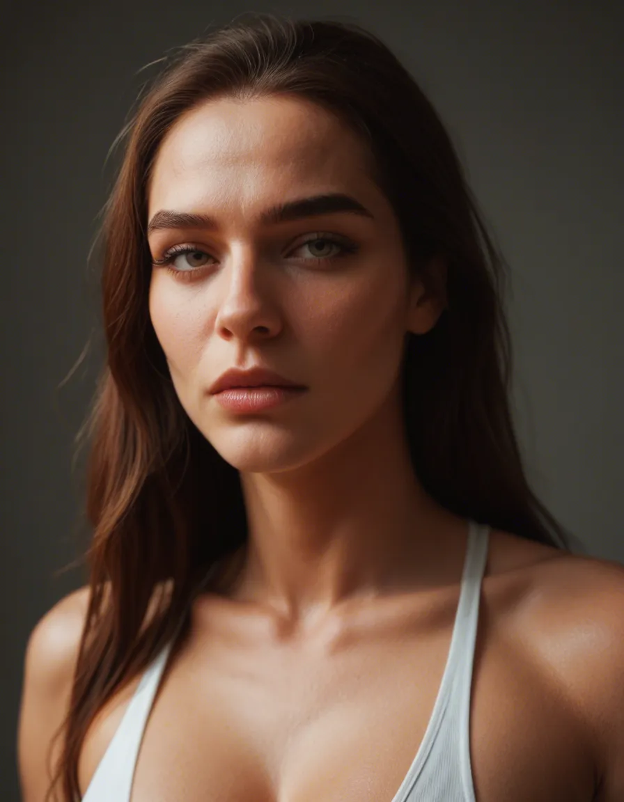 a beautiful realistic women deepthroating a huge dick with big tits, score_9, score_8, candid photo, realistic skin texture, visible skin pores, film grain, depth of field