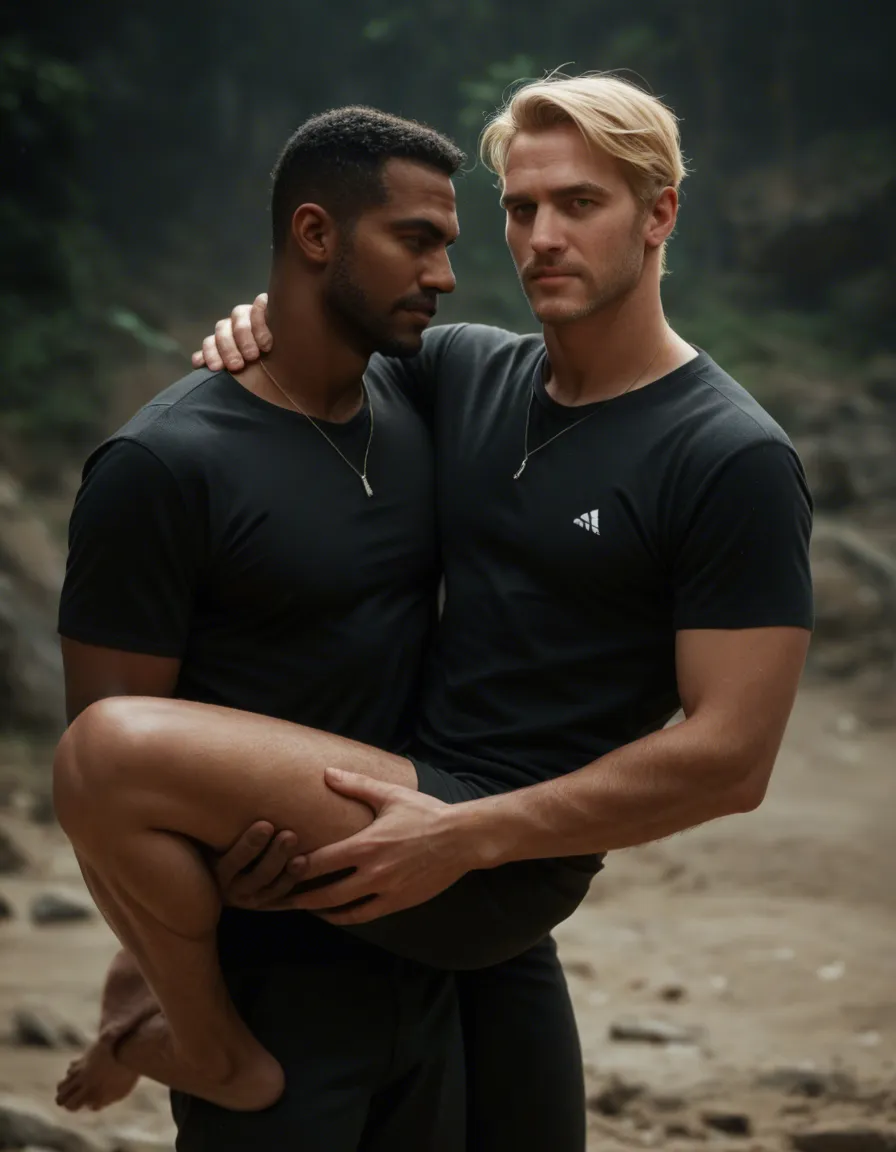 ultra HD, lifelike, two men carrying her and holding her legs open while a black man fucks her, score_9, score_8, candid photo, realistic skin texture, visible skin pores, film grain, depth of field
The woman is blonde and there is a third black man in front of her fucking her, score_9, score_8, candid photo, realistic skin texture, visible skin pores, film grain, depth of field
A bald white man is holding her left leg, score_9, score_8, candid photo, realistic skin texture, visible skin pores, film grain, depth of field