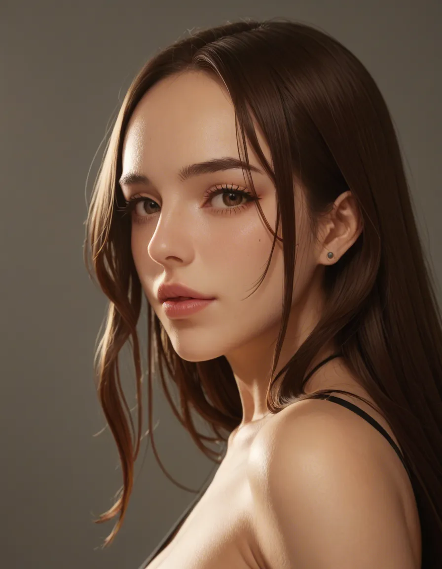 una mujer de 32 años de edad con el cabello muy coero de color rubio muy despeinada y su cuerpo mediano con pechos grandes,vestida con lenceria de seda con una tanga  muy pequeña ,se encuentra acostada boca abajo en su cama mirando a la camara de perfil,meintras su amiga lesbian de 50 añosde edad con el cabello largo de color pelirrojo y cuerpo delgado,en tanga de color crema ,se encuentra acostada arriba de ella ,en su culo ,y la penetra por el culo con un dildo pequeño,en el dormitorio un poco a oscuras, score_9, score_8, candid photo, realistic skin texture, visible skin pores, film grain, depth of field