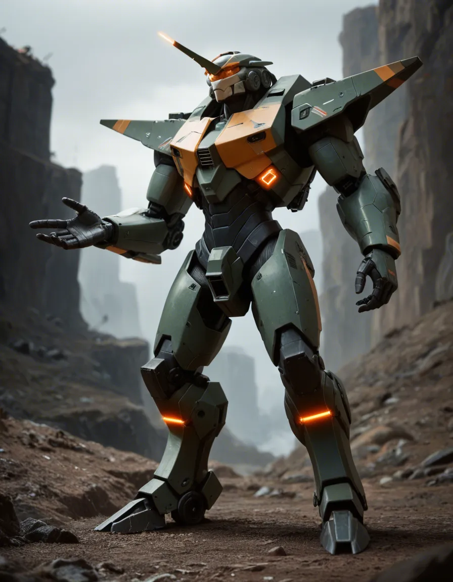 huge mecha stand,tentacle fuck mecha from down,view under mecha, score_9, score_8, candid photo, realistic skin texture, visible skin pores, film grain, depth of field