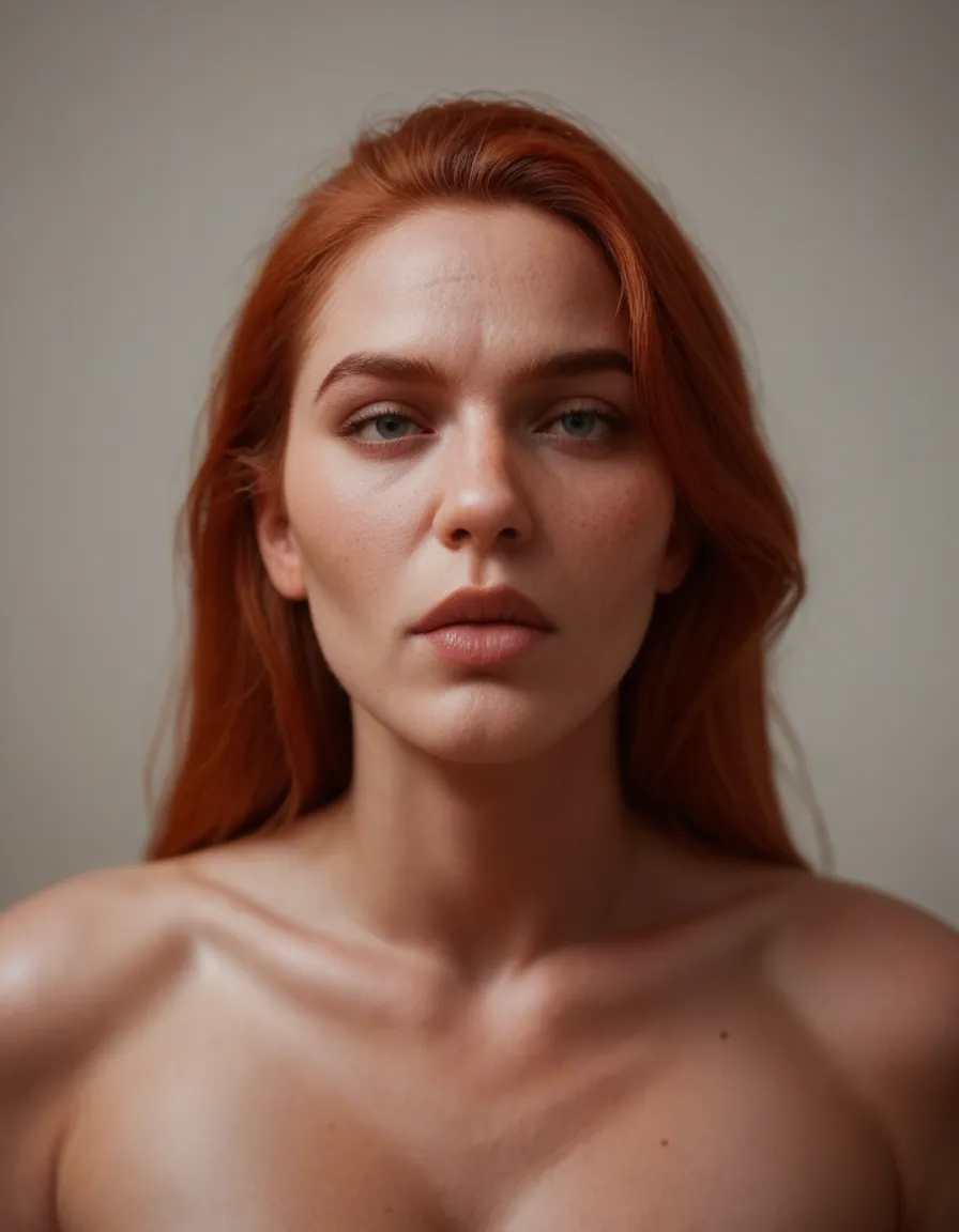 Chubby redhead with cock in her throat score_9, score_8, candid photo, realistic skin texture, visible skin pores, film grain, depth of field, score_9, score_8, candid photo, realistic skin texture, visible skin pores, film grain, depth of field
