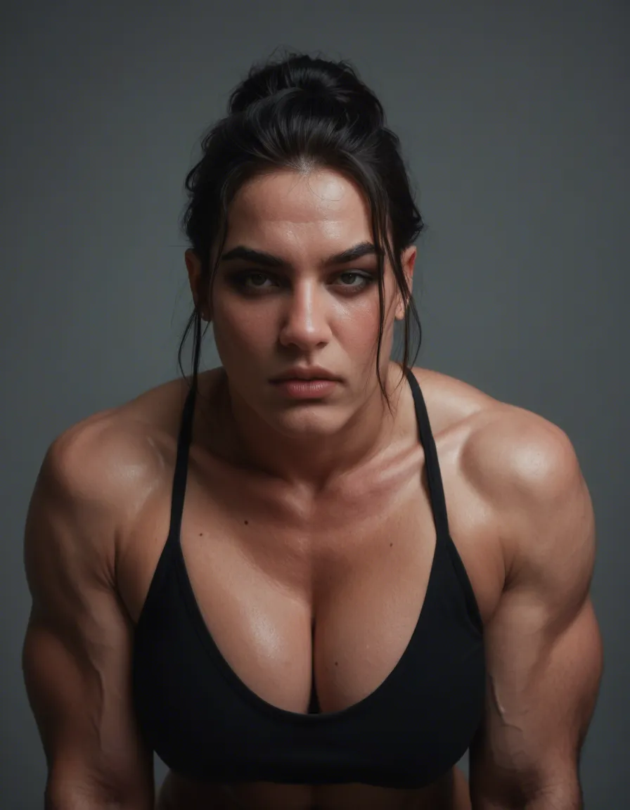 Beautiful bbw goth fucked by huge tall muscular black men, score_9, score_8, candid photo, realistic skin texture, visible skin pores, film grain, depth of field