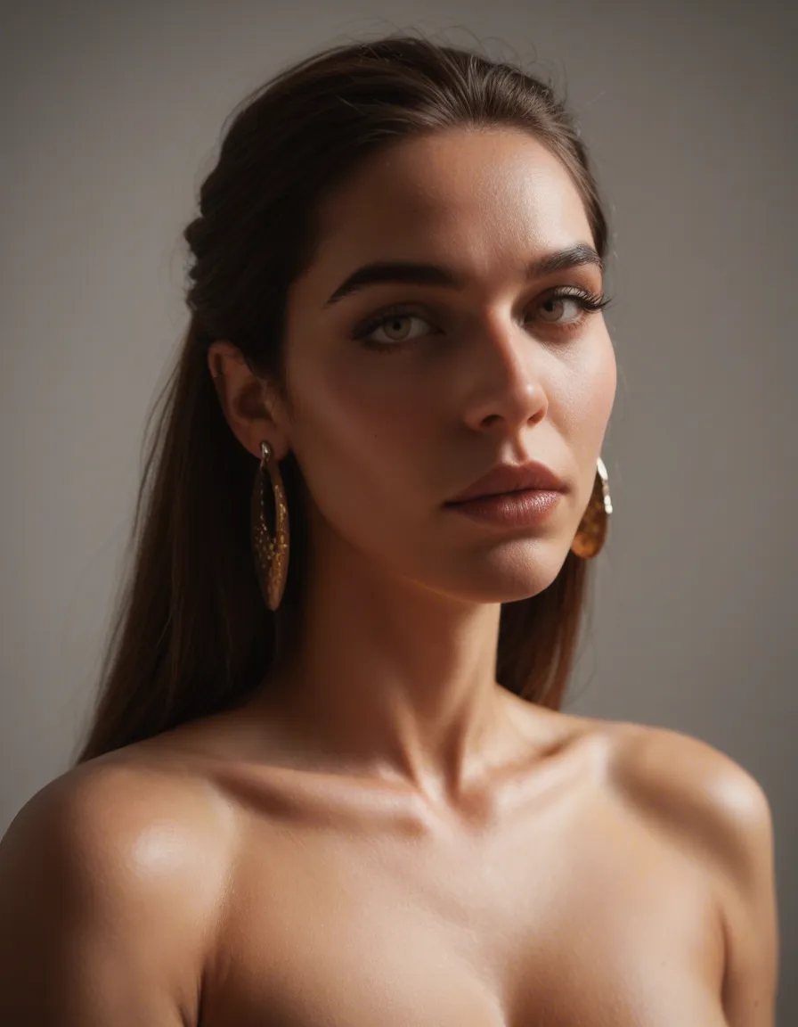 futanari, sharp focus, 8k uhd, princess, earrings, futanari, studio photorealistic, score_9, score_8, candid photo, realistic skin texture, visible skin pores, film grain, depth of field