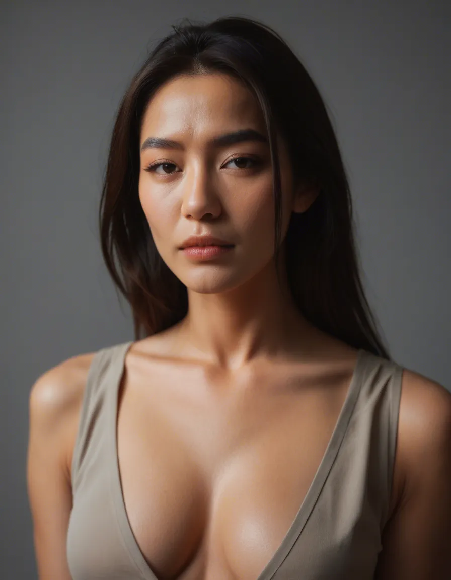 professional photo, high detail, asian wife, 45, petite, classy, sexy and slutty, score_9, score_8, candid photo, realistic skin texture, visible skin pores, film grain, depth of field