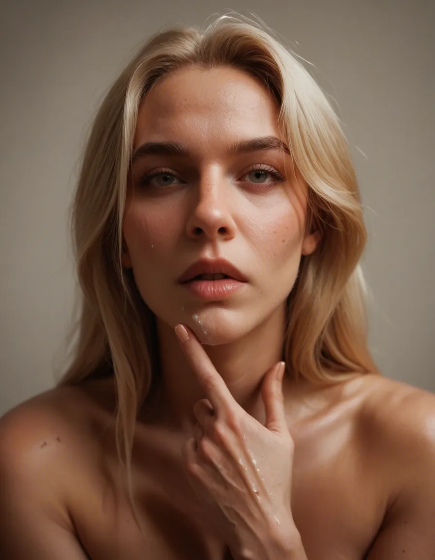 blond hair big boobs fingering herself and squirts everywhere, score_9, score_8, candid photo, realistic skin texture, visible skin pores, film grain, depth of field
