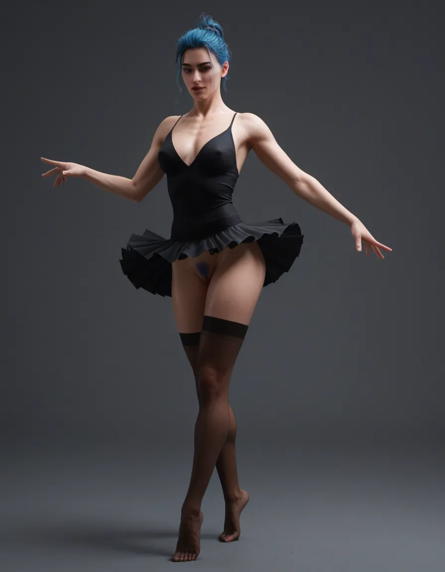 futanari, 18 year old, pretty ballet dancer, heart shaped face, blue hair, in black tutu, spinning, with stockings and no panties , pubic_hair score_9, score_8, 3d render, octane render, subsurface scattering, ray tracing, smooth shading, score_9, score_8, 3d render, octane render, subsurface scattering, ray tracing, smooth shading, score_9, score_8, 3d render, octane render, subsurface scattering, ray tracing, smooth shading, score_9, score_8, 3d render, octane render, subsurface scattering, ray tracing, smooth shading, score_9, score_8, 3d render, octane render, subsurface scattering, ray tracing, smooth shading, score_9, score_8, 3d render, octane render, subsurface scattering, ray tracing, smooth shading, score_9, score_8, 3d render, octane render, subsurface scattering, ray tracing, smooth shading, score_9, score_8, 3d render, octane render, subsurface scattering, ray tracing, smooth shading, score_9, score_8, 3d render, octane render, subsurface scattering, ray tracing, smooth shading, score_9, score_8, 3d render, octane render, subsurface scattering, ray tracing, smooth shading, score_9, score_8, 3d render, octane render, subsurface scattering, ray tracing, smooth shading, score_9, score_8, 3d render, octane render, subsurface scattering, ray tracing, smooth shading