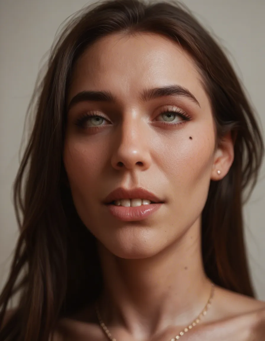 8k, sharp focus, detailed skin, multiple women, mole, jewelry, biting lip, ahegao, extreme close-up, lifelike render, score_9, score_8, candid photo, realistic skin texture, visible skin pores, film grain, depth of field