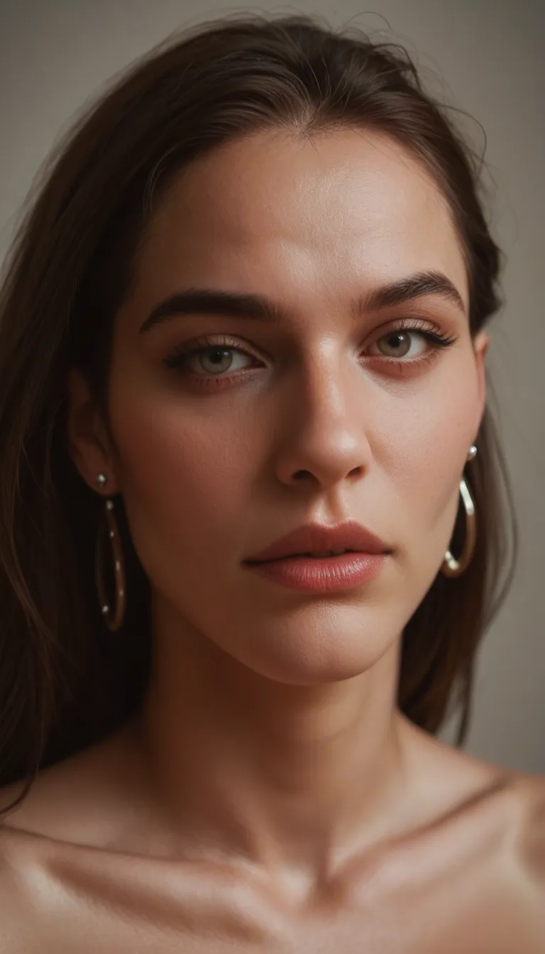 studio quality, sharp focus, 1other, earrings, presenting, dslr quality