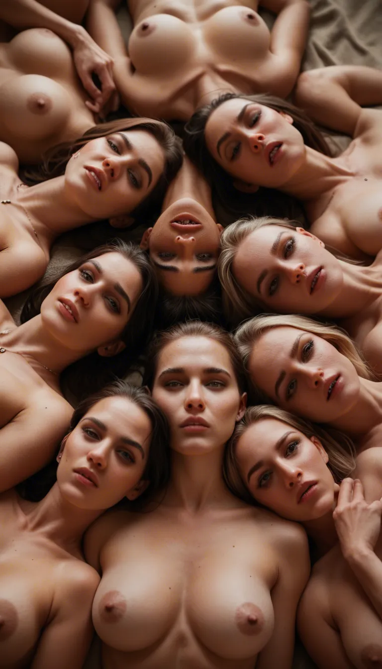 highly detailed, natural lighting, 5women, jewelry, missionary, hyperrealistic