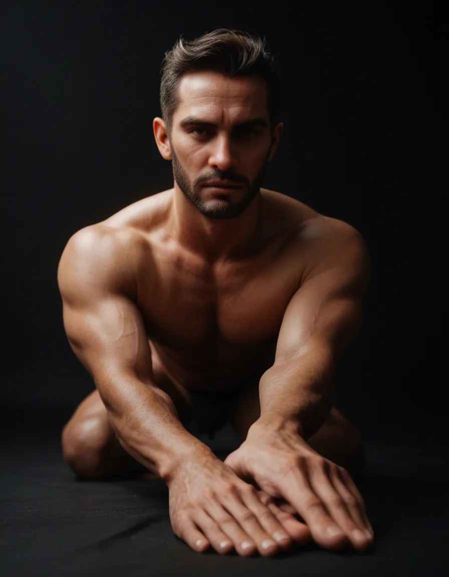 8k, sharp focus, detailed skin, 1boy, presenting senting, feet, black background, natural skin texture, score_9, score_8, candid photo, realistic skin texture, visible skin pores, film grain, depth of field