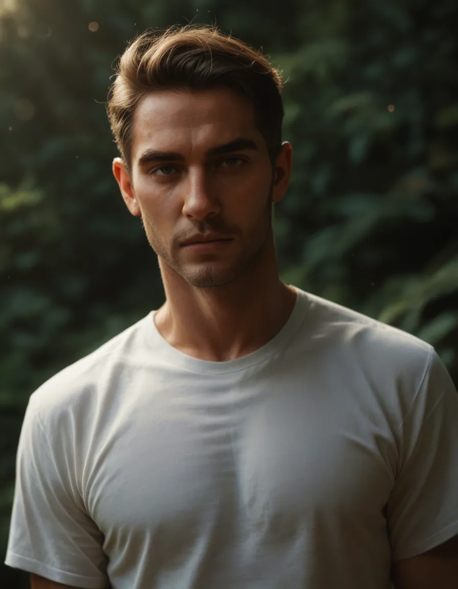 highly detailed, natural lighting, 1boy, sidelocks, white shirt, presenting, cinematic realism, score_9, score_8, candid photo, realistic skin texture, visible skin pores, film grain, depth of field