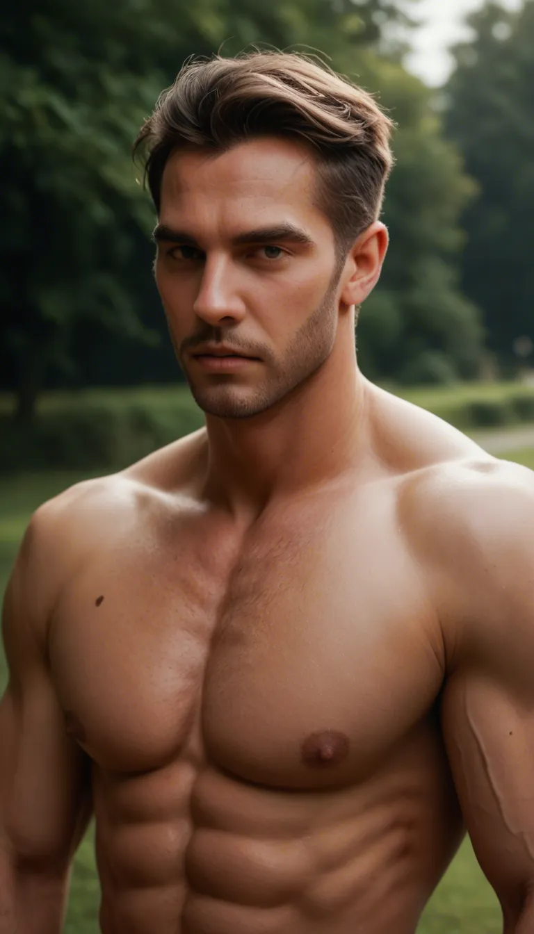I, a male, catch a couple engaging in sexual activities in the park and get to join in.