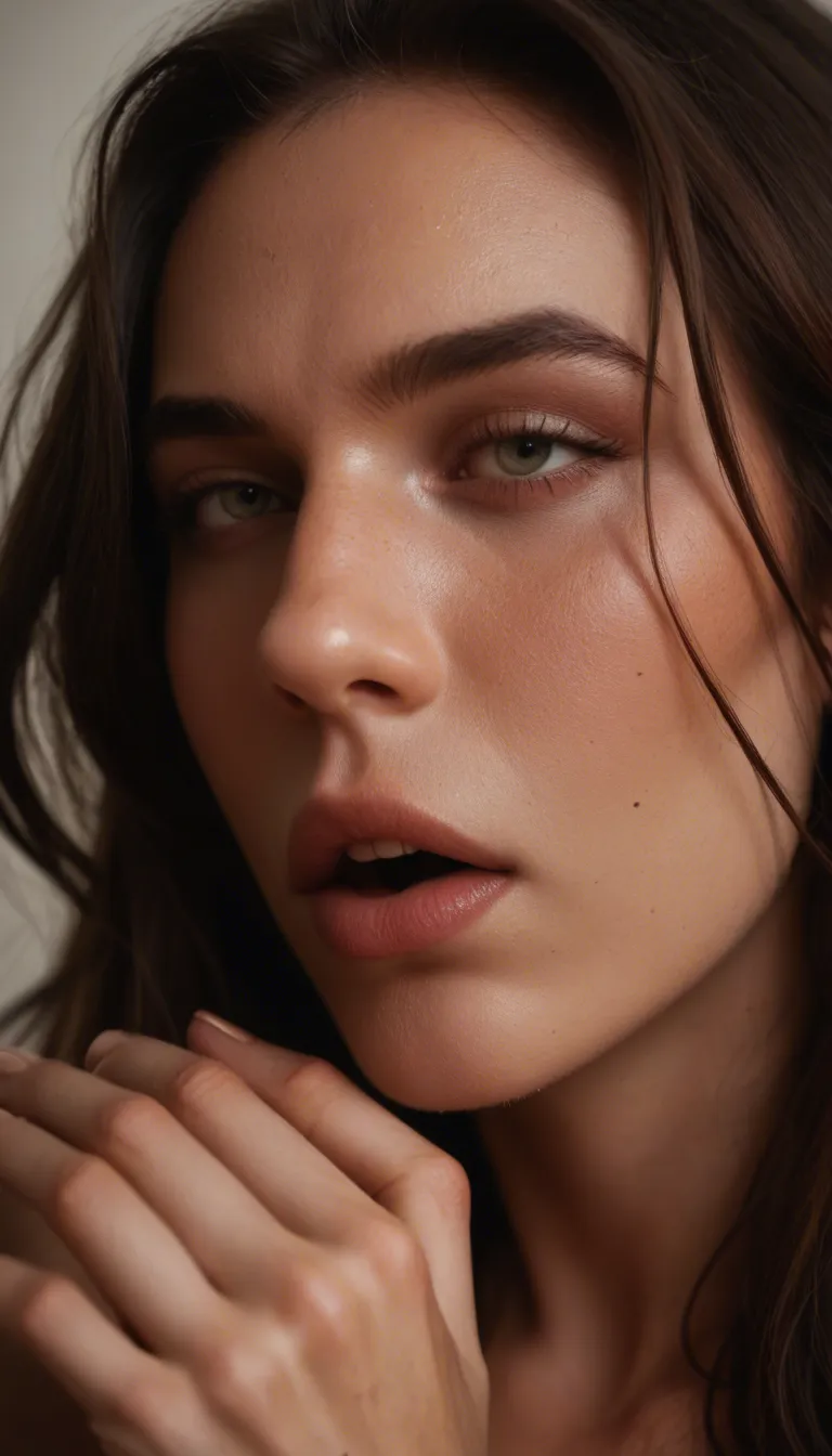 best quality, hyperrealistic, close-up, blackgirl, orgasm, holding hands, dslr quality