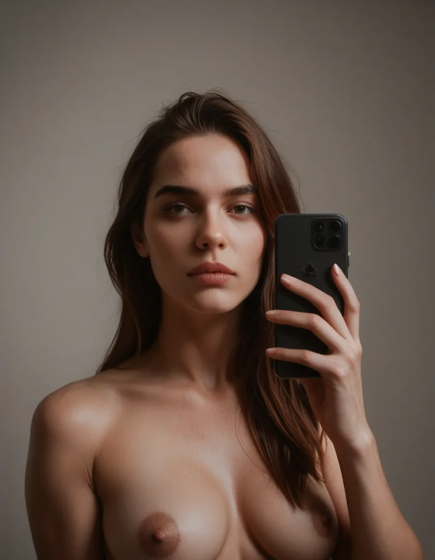 dslr, film grain, photorealistic, 1other, shirt, fully nude, cinematic realism, score_9, score_8, candid photo, realistic skin texture, visible skin pores, film grain, depth of field, score_9, score_8, amateur photo, phone snapshot, realistic skin texture, skin blemishes, soft indoor lighting