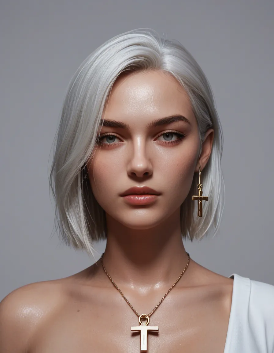 lazypos, masterpiece, best quality, very aesthetic, absurdres, amazing quality, 8k, key visual, official art, 3d anime, cel-shaded 3d, anime 3d render, stylized 3d, anime coloring, soft cel shading, glossy skin, ambient occlusion, sharp focus, beautiful face, perfect face, cute face, adult woman, smooth skin, ((1girl)), ((solo)), ((green_hair)), ((tatsumaki)), ((green_eyes)), ((hood)), ((hoodie)), ((looking_at_viewer)), (short_hair), (grey_background), (curly_hair), (hand_on_own_head), (long_sleeves), (clothes_writing), breasts, closed_mouth, saitama_(one-punch_man), arm_up, standing, hood_down, raglan_sleeves, no_pants, thighs, cowboy_shot, alternate_costume, white_hoodie, flipped_hair, drawstring, shirt_tug, medium_breasts, contrapposto, bare_legs, red_hoodie, expressionless, sweater, small_breasts, hand_in_own_hair, naked_hoodie, eyelashes, meme_attire, arm_at_side, casual, head_tilt, print_hoodie, pantyhose, score_9, score_8, candid photo, realistic skin texture, visible skin pores, film grain, depth of field