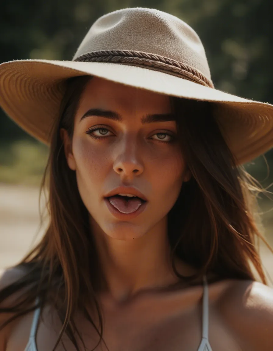 dslr, film grain, photorealistic, couple, hat, ahegao, dslr quality, score_9, score_8, candid photo, realistic skin texture, visible skin pores, film grain, depth of field