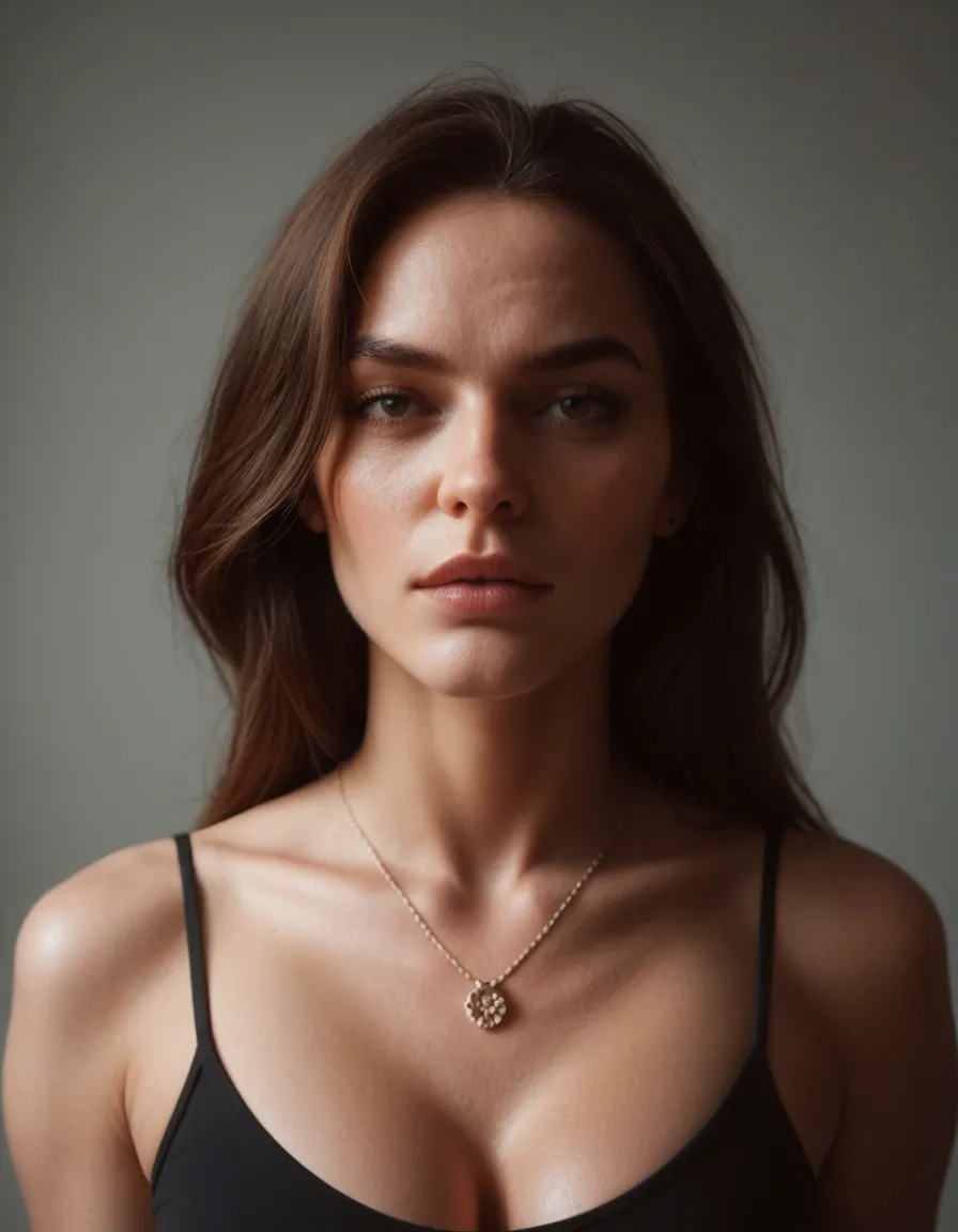 futanari, score_9, score_8, candid photo, realistic skin texture, visible skin pores, film grain, depth of field