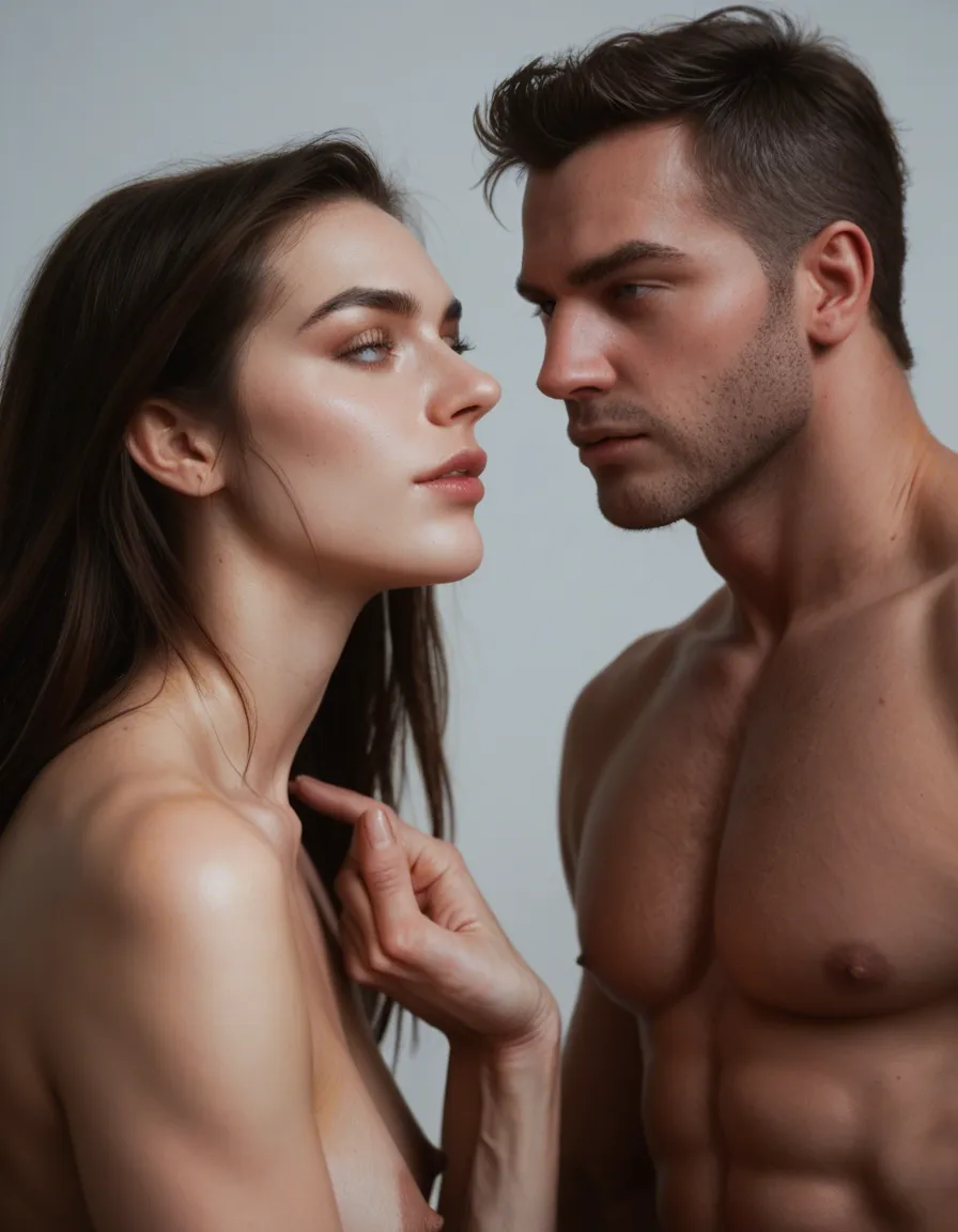 best quality, hyperrealistic, 2 men with 1 woman. all in there 50s. one man has a 9in dick and the other man has a 6in and the woman is holding them both in her hands comparing the size_difference, score_9, score_8, candid photo, realistic skin texture, visible skin pores, film grain, depth of field