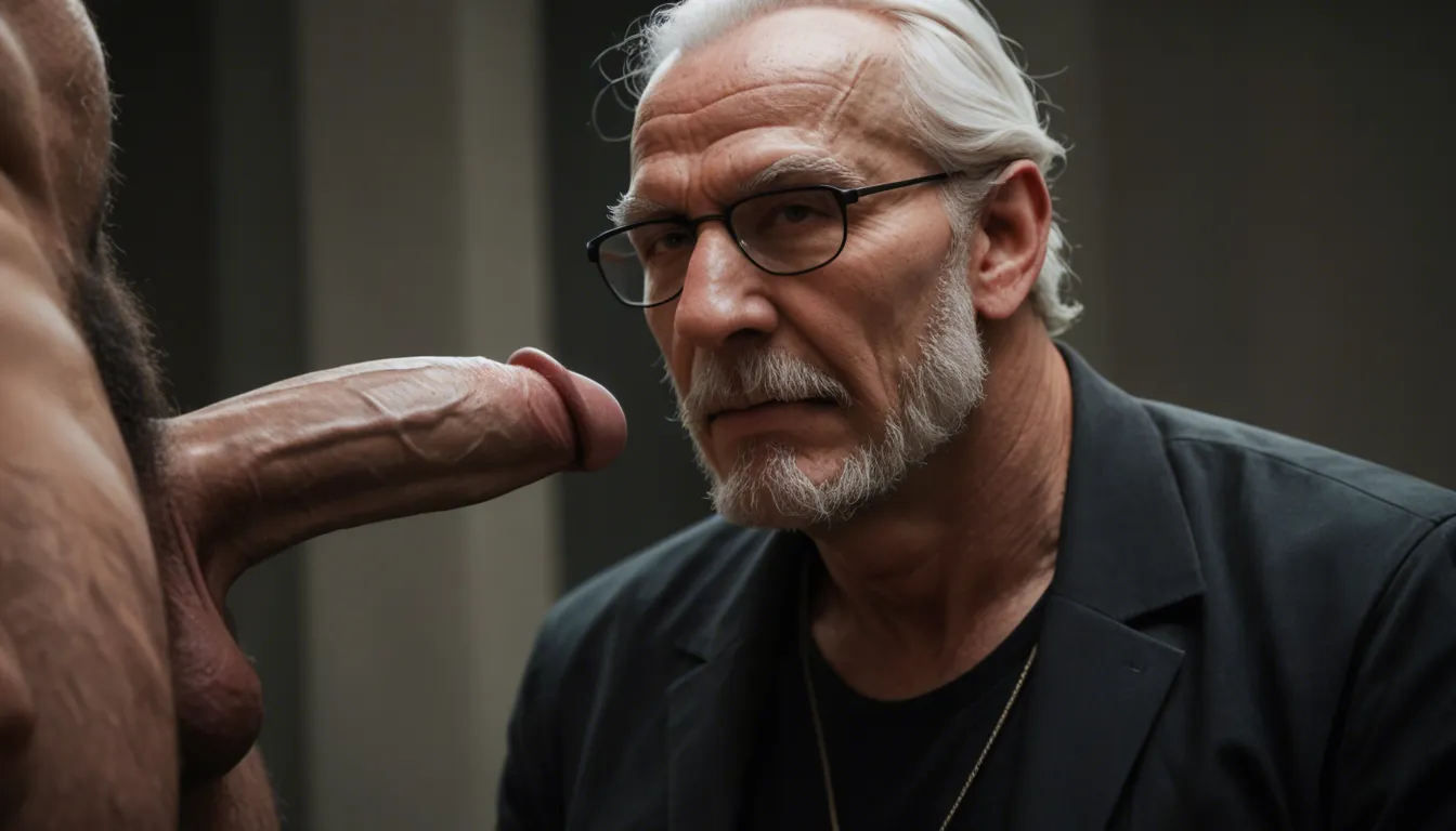 oldman man big penis