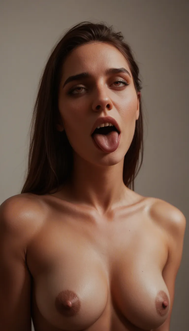 dslr, film grain, photorealistic, over the shoulder, demon girl, ahegao, toes, tender moment