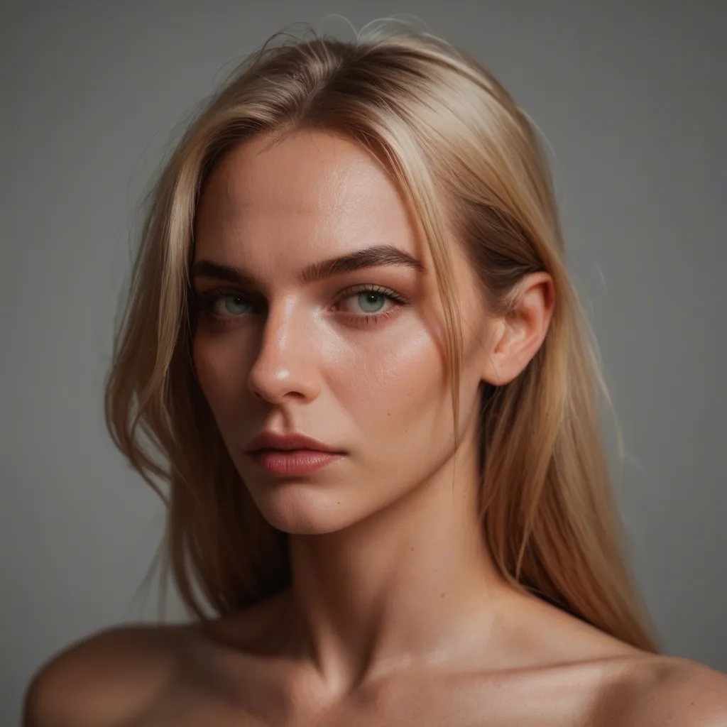 snowest nude body, score_9, score_8, candid photo, realistic skin texture, visible skin pores, film grain, depth of field