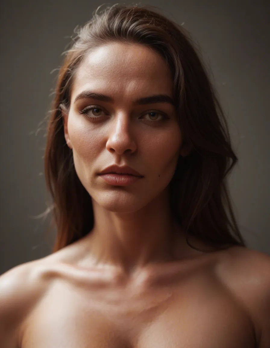 8k fat fat hairy trans, score_9, score_8, candid photo, realistic skin texture, visible skin pores, film grain, depth of field