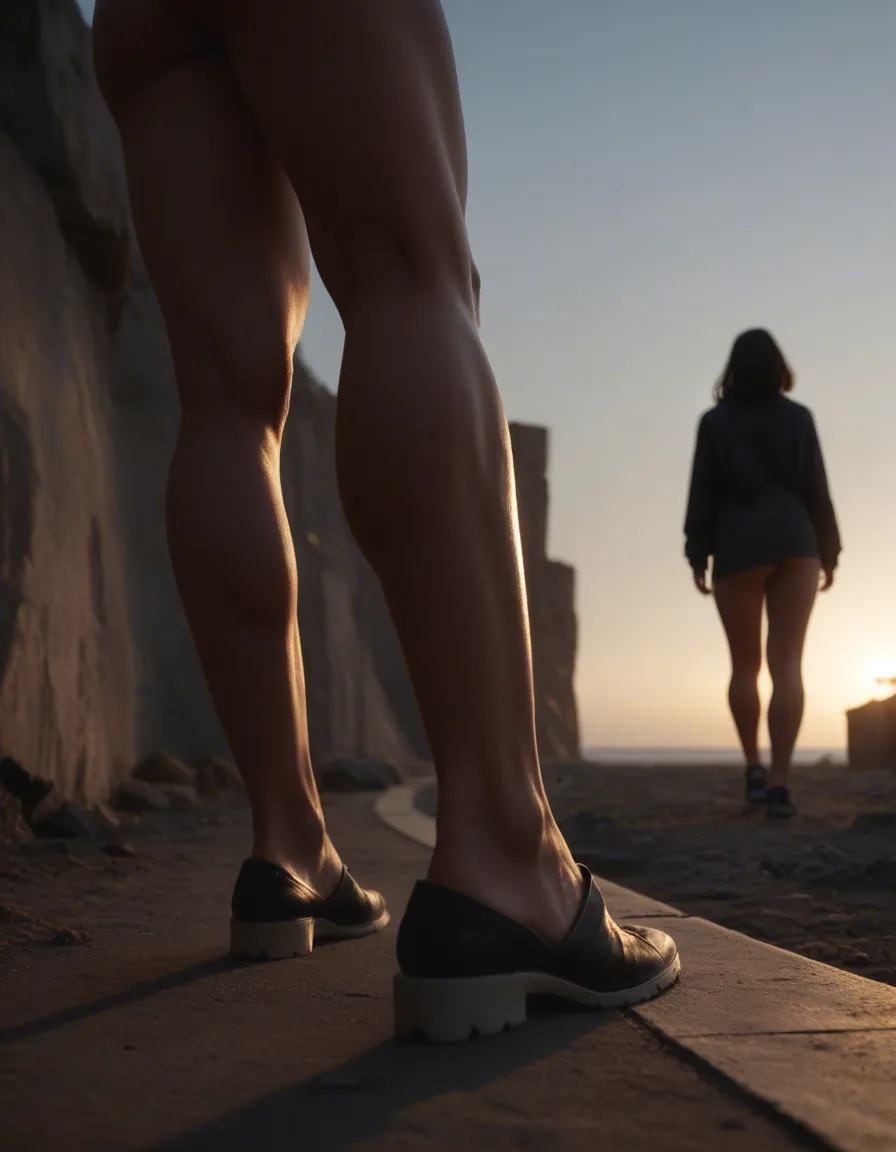 cinematic photo, 8k, multiple girls, feet out of frame, shoes, futanari, sky, low angle, soft lighting, studio photo, score_9, score_8, candid photo, realistic skin texture, visible skin pores, film grain, depth of field, score_9, score_8, candid photo, realistic skin texture, visible skin pores, film grain, depth of field
