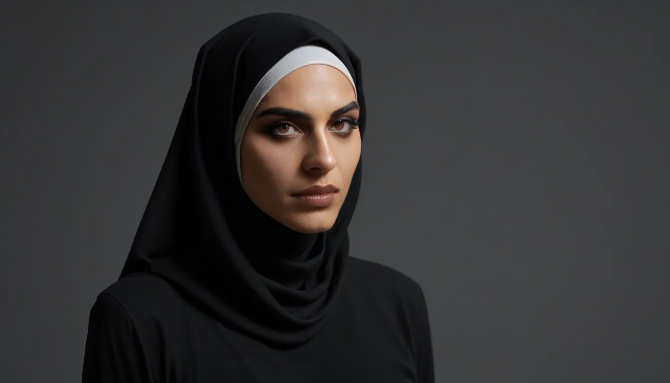 cewek indonesia, usia 30 tahun, pake hijab, bugil, kurus sedang, toket kendor, memek tembem, ngga ada jembut, score_9, score_8, candid photo, realistic skin texture, visible skin pores, film grain, depth of field