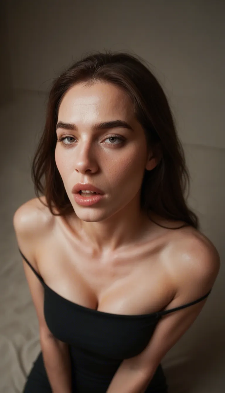 studio quality, sharp focus, from above, solo, orgasm, lips, lifelike render