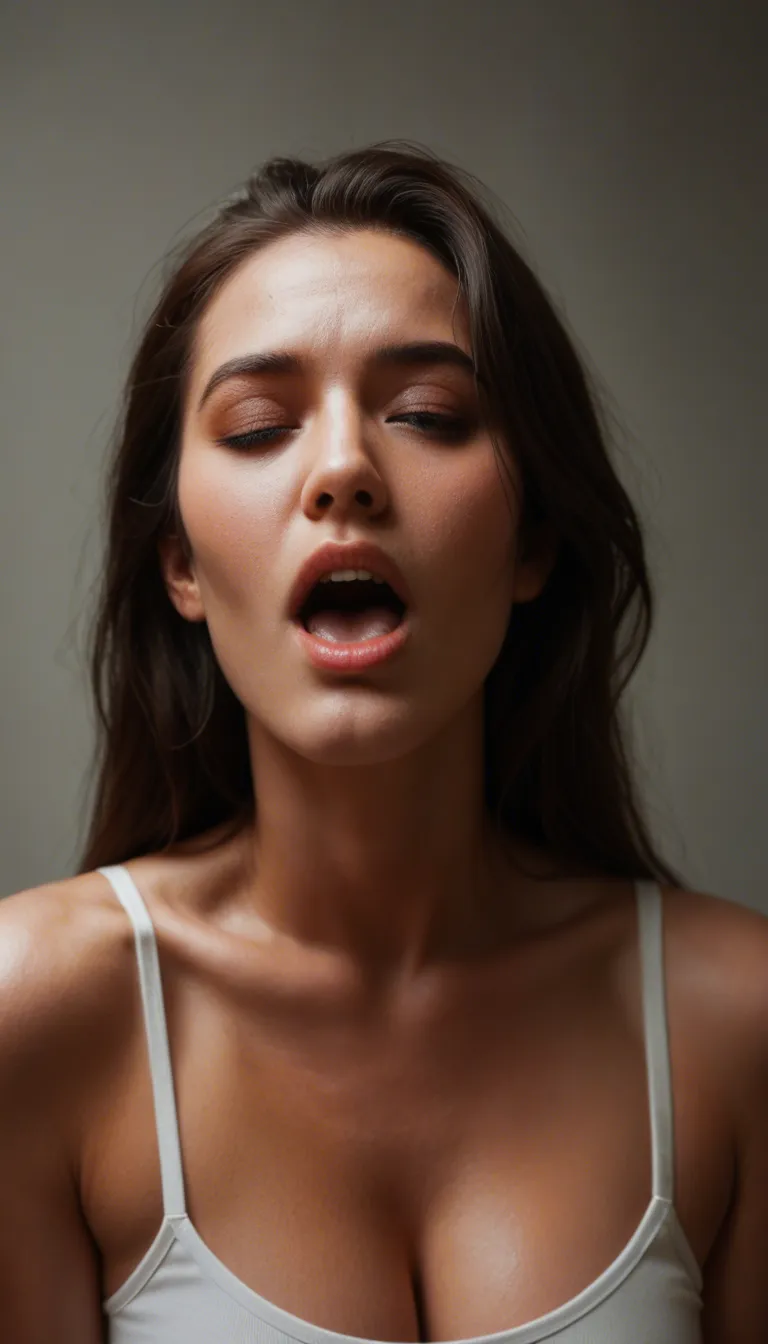 amateur polaroid, faded retro colors, (((orgasm))), moaning, (((small head))), head turned to the side, beautiful, asian top-model, 21-year-old woman, photo realistic, full sunlight, beautiful, long hair, pubic hair, clitoris, ((bright blush on her cheeks)), perky tits rolling to sides, flashing panties, (dressed in a satin silver shirt), ((fucked by muscular male, fucked from above, lying)), her body is groped by male hands forcefully, thighs, blush, (((beige panties, panties aside))), backlight from window, flight, plane interior, view from above, panties aside, panties pulled to side, moles and freckles, small erect nipple_slip crying cum