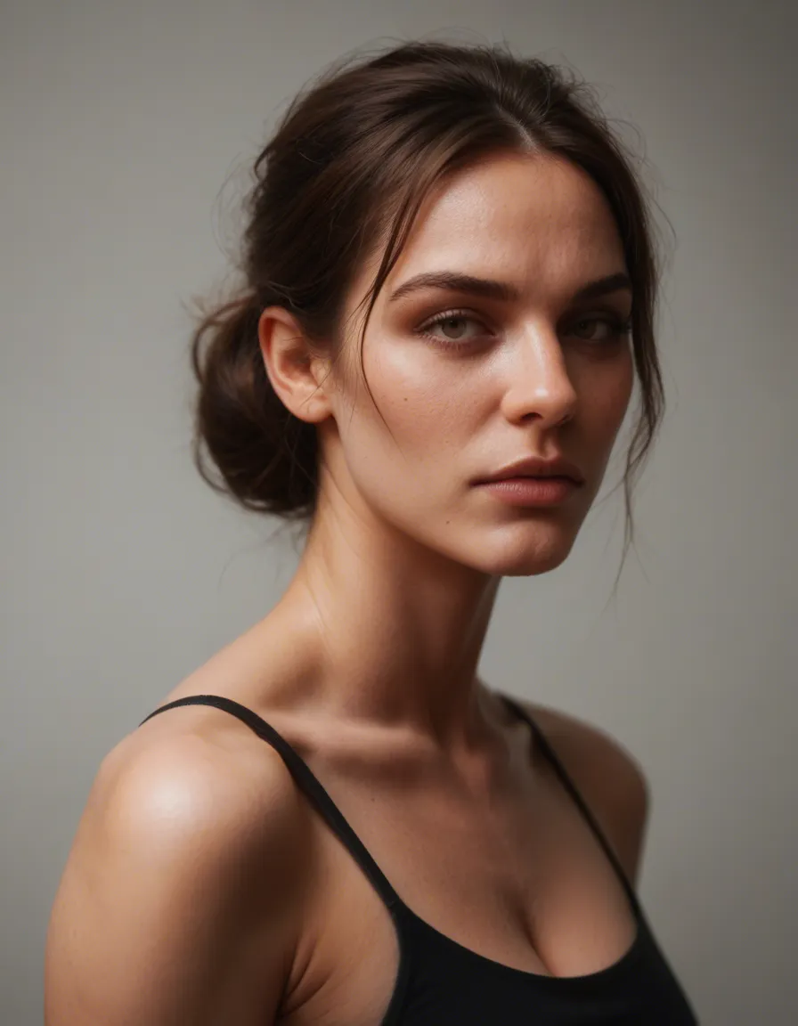facefuck, score_9, score_8, candid photo, realistic skin texture, visible skin pores, film grain, depth of field