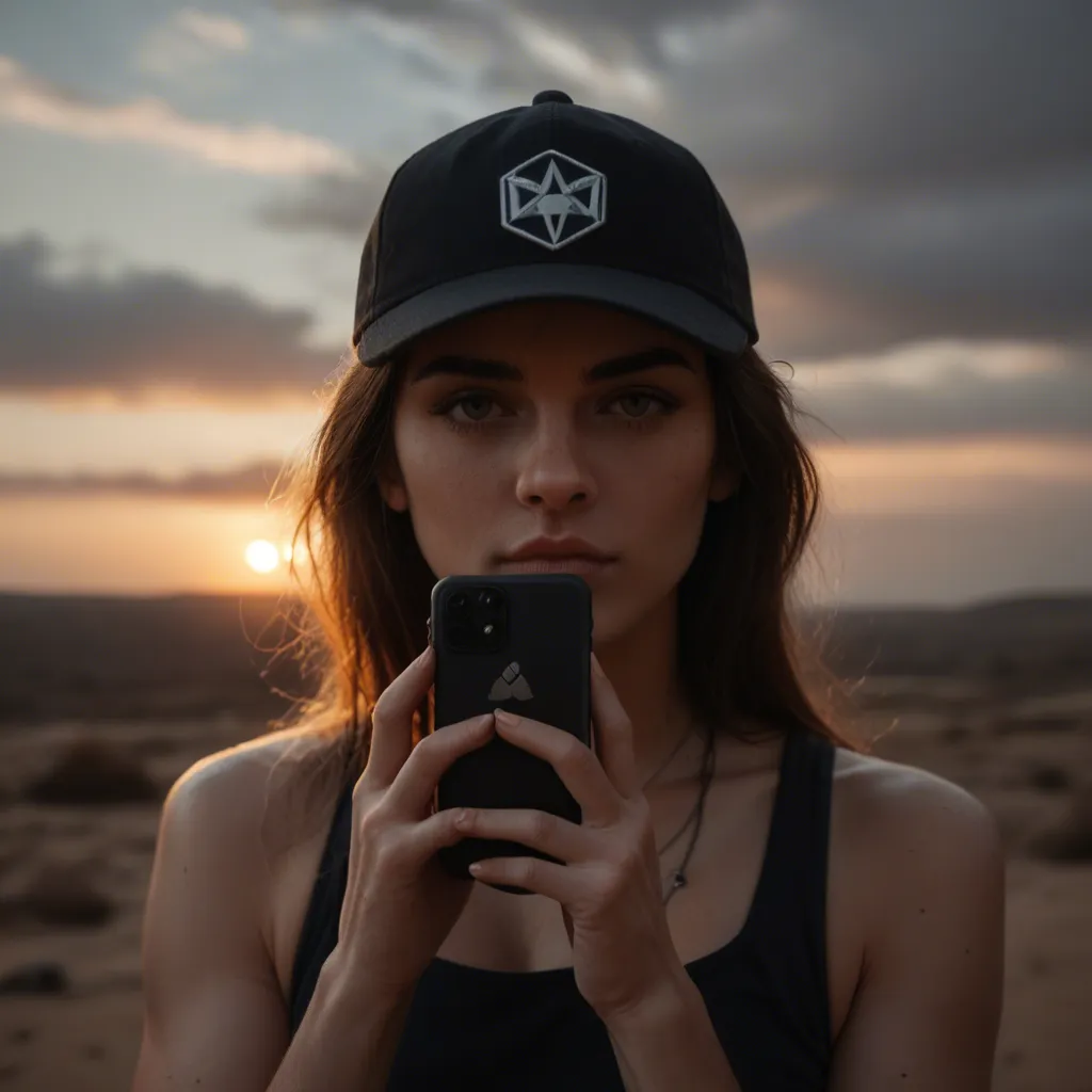 cinematic photo, 8k, solo focus, hands up, hat, grinding, cloudy sky, RAW photo