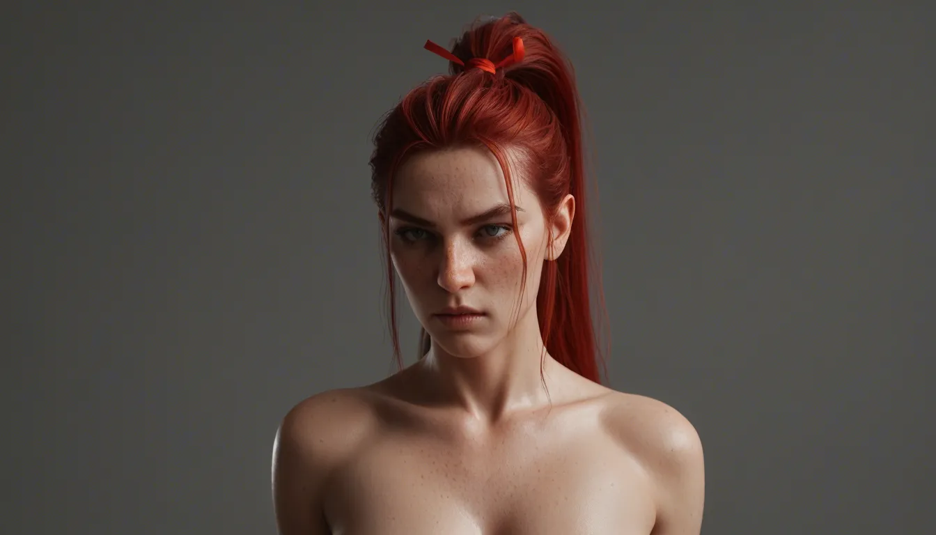 LilyCH a youn 20 year old woman with long red hair styled in a high ponytail and secured with a silk hair ribbon. She has fair skin with visible freckles and little round breasts. She is happy and smiles softly. she is completely nude sitting on the ground at the outdoor wedding party with her friend elle, a 25 years old bride, with wavy blonde hair. they spread their legs showing wet open pussy. behind them, elle's mother is smiling with huge breast in a fishnets dress watching the women. many nude and non- nude people celabrating