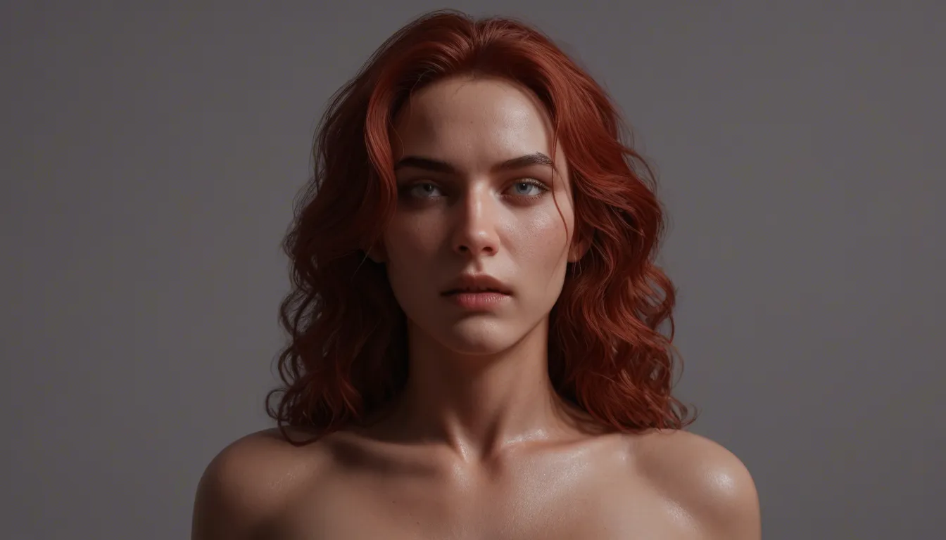 8k, sharp focus, detailed skin, ultra-hd, lifelike, 20 yo woman with wavy red hair, fair skin and small breasts is playing twister in a outdoors patio, her legs are opened, feet on the floor and bottom up showing open wet shaved pussy. her male friend with thin body, behind her, fakes to touch her pussy with his boner. both are smiling. a wavy blonde woman is turning the twister wheel with opened legs. it's sunny day, 8k uhd photo