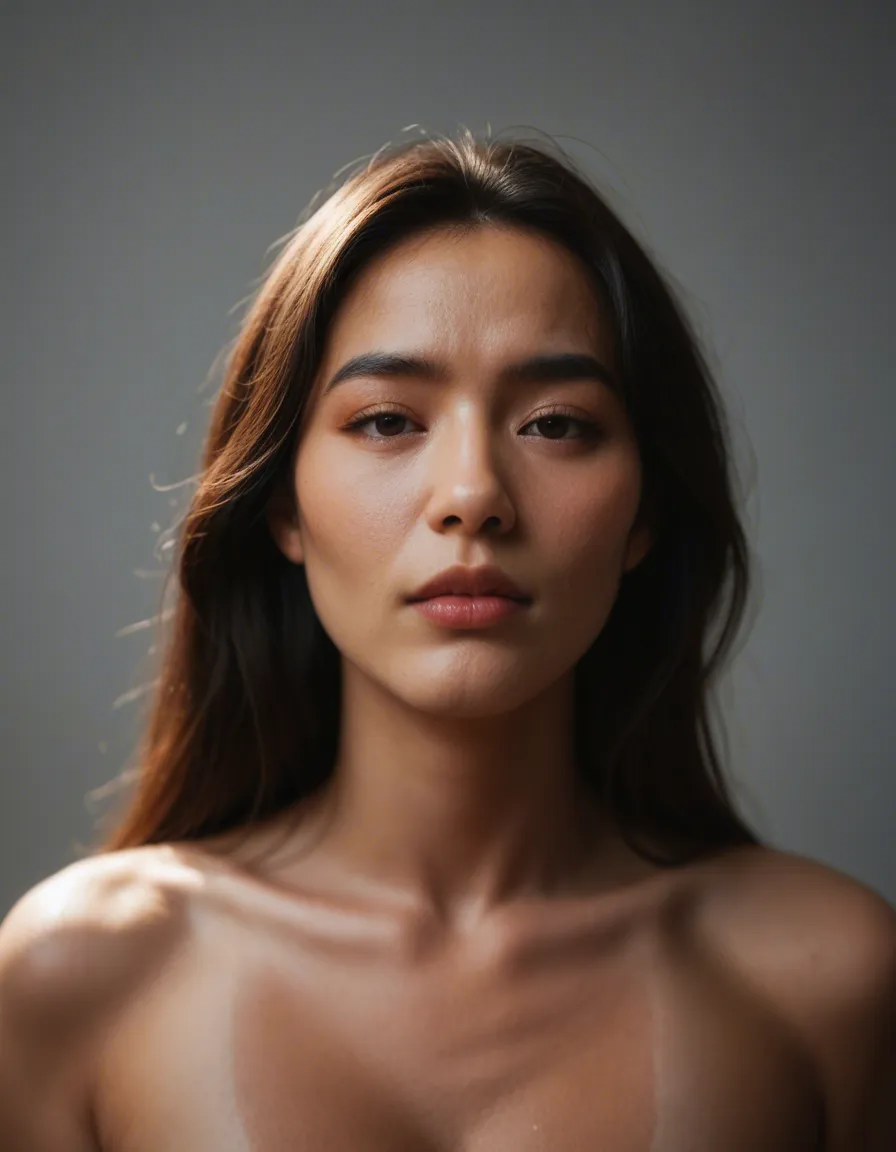 A Asian girl getting fucked by trans bbc, score_9, score_8, candid photo, realistic skin texture, visible skin pores, film grain, depth of field