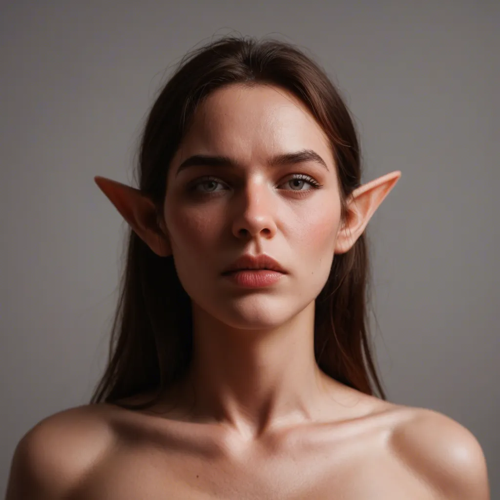 sharp focus, 8k uhd, princess, bondage, pointy ears, simple background, submissive blush, cinematic realism