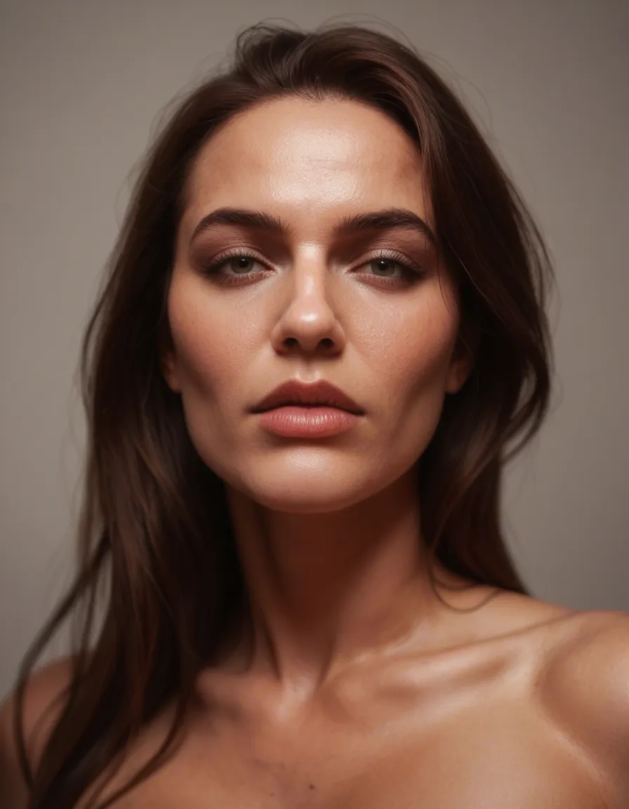 mature_female, score_9, score_8, candid photo, realistic skin texture, visible skin pores, film grain, depth of field