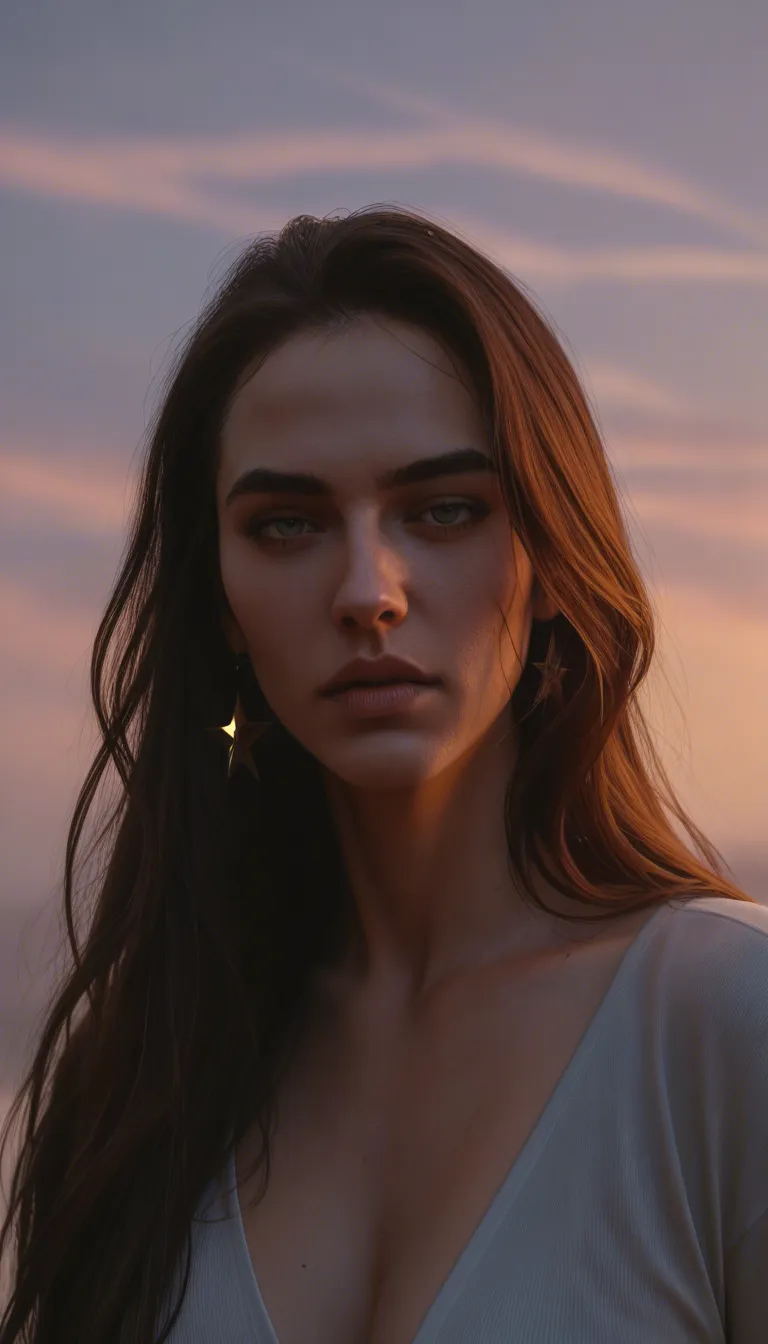 Porn star.
#very_long_hair /masterpiece /best_quality /ultra_detailed /highres /best_lighting /sharp_focus, score_9, score_8, 3d render, octane render, subsurface scattering, ray tracing, smooth shading, score_9, score_8, candid photo, realistic skin texture, visible skin pores, film grain, depth of field