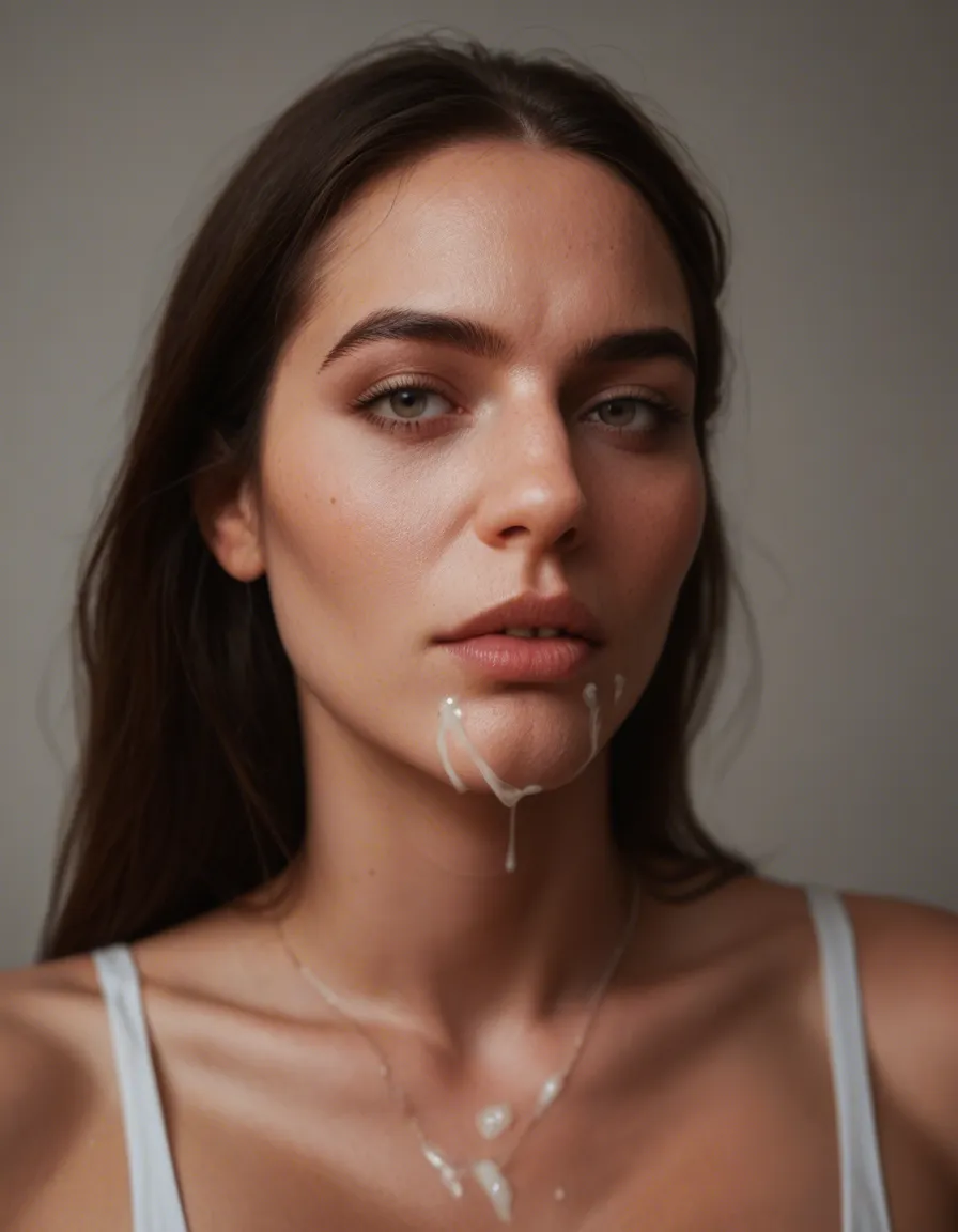amish woman with cum on faceless, score_9, score_8, candid photo, realistic skin texture, visible skin pores, film grain, depth of field