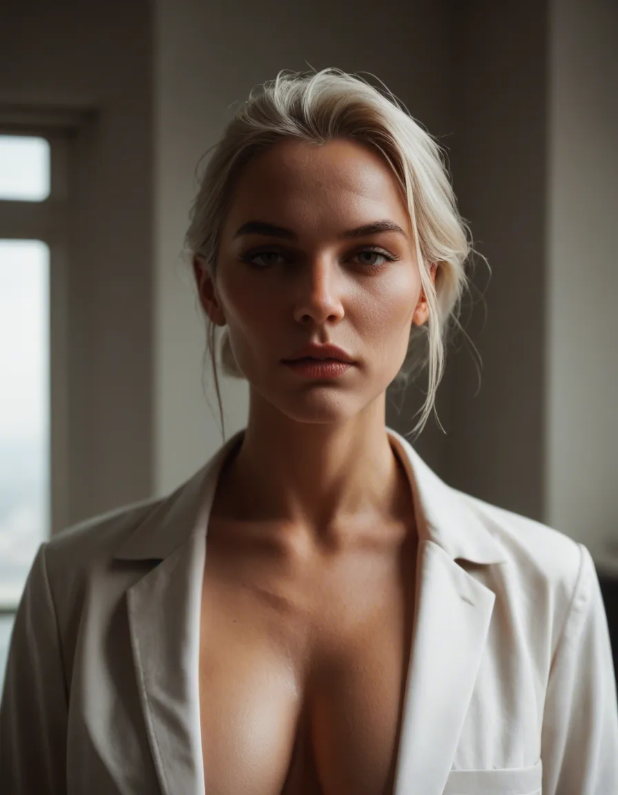 professional photo, high detail, fully nude, lifelike render, big tits,, score_9, score_8, candid photo, realistic skin texture, visible skin pores, film grain, depth of field