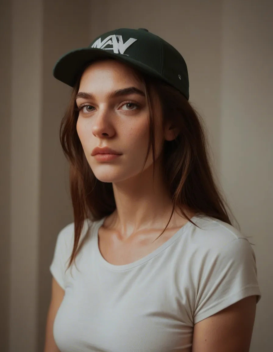 Good looking, cute guy in his early twenties with Basecap backwards who jerk off in his room., score_9, score_8, candid photo, realistic skin texture, visible skin pores, film grain, depth of field