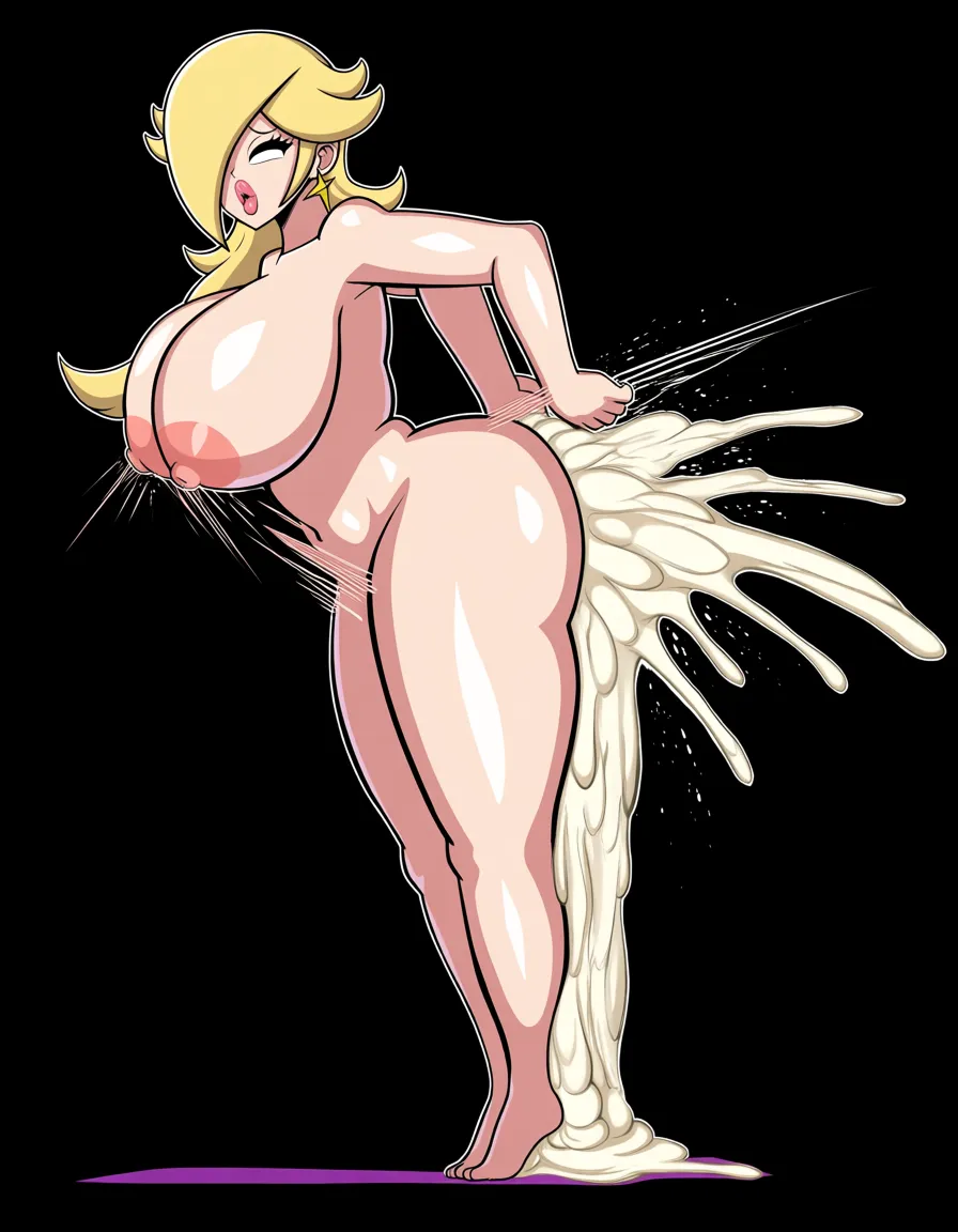 ultra detailed shading, rosalina_(super_mario) , heart-shaped_pupils mind_break, nude, extreme_size_difference , gangbang extreme_penetration extreme_sex hyper_penis extreme_stomach_bulge, cum cum_overflow, public, hentai_studio_quality, hentai_studio_quality
