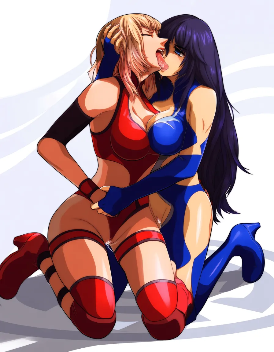 2girls , Best_quality, ultra_detailed, @princess_peach , @lucina_(fire_emblem) , yuri sex ,wrestling_ring wrestling defeated, pussy_juice squirting orgasm , wince , oral strap-on-fellation, head_grab kneeling,,,,,strap-on-in-mouth, hentai_studio_quality, hentai_studio_quality
