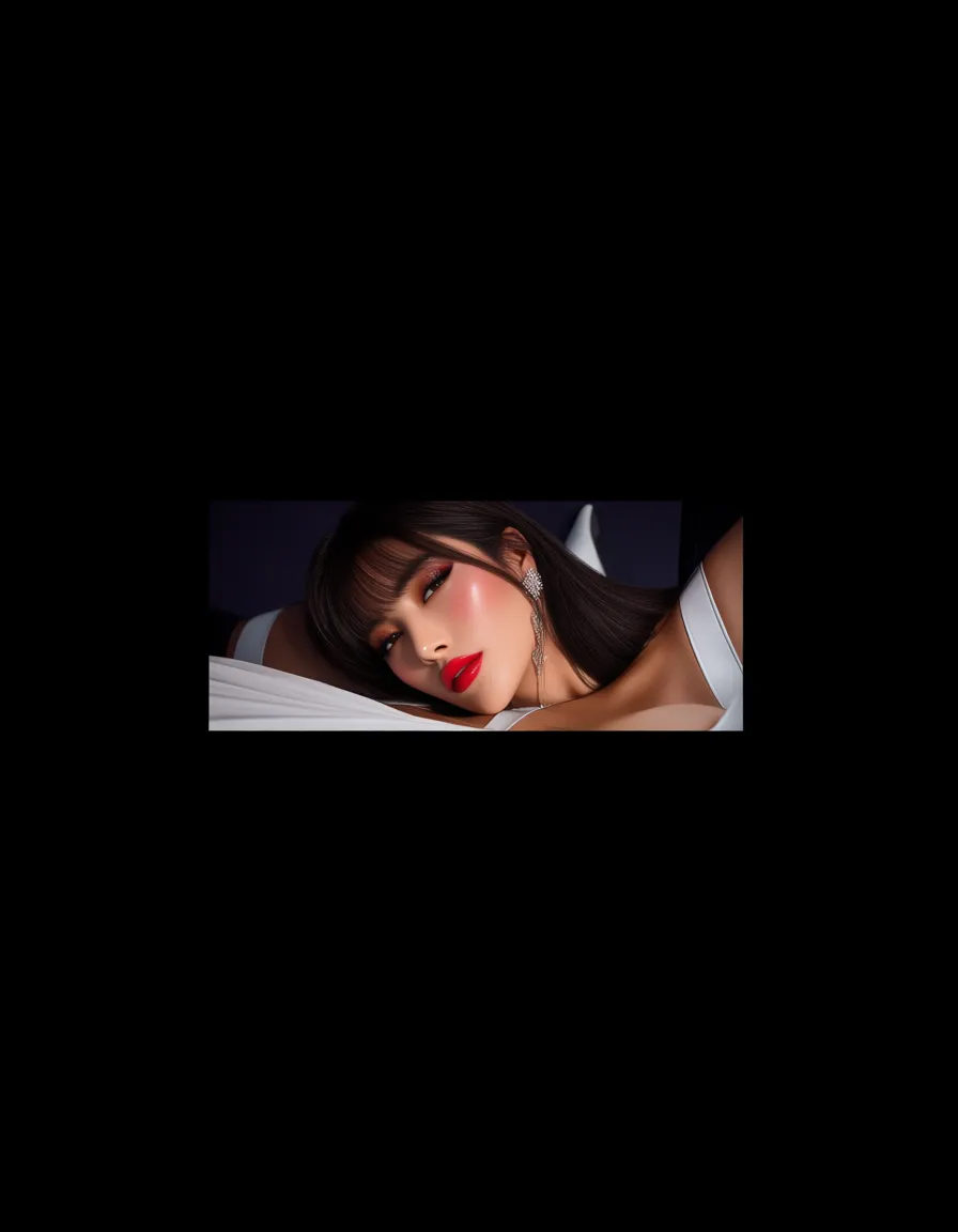 cinematic photo, 8k, 1other, facesitting, white footwear, bed sheet, seductive look, photorealistic, hentai_studio_quality