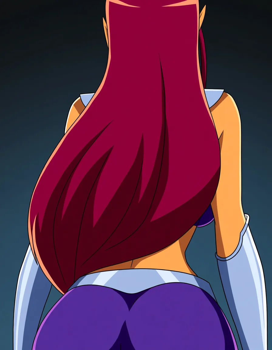 starfire, all_fours , milking machinery, hentai_studio_quality