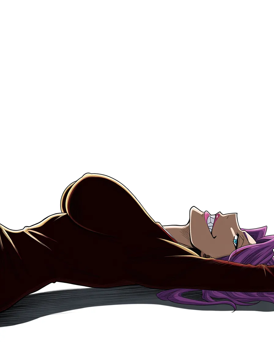 Rangiku from Bleach, Lying on her back, her breasts pressed against the floor, a mischievous smile, white background, propped up on her elbow. 


(Masterpiece quality, ultra-detailed, sharp, waifu fanart, mega quality), hentai_studio_quality,, hentai_studio_quality, hentai_studio_quality, hentai_studio_quality, hentai_studio_quality, hentai_studio_quality, hentai_studio_quality, hentai_studio_quality